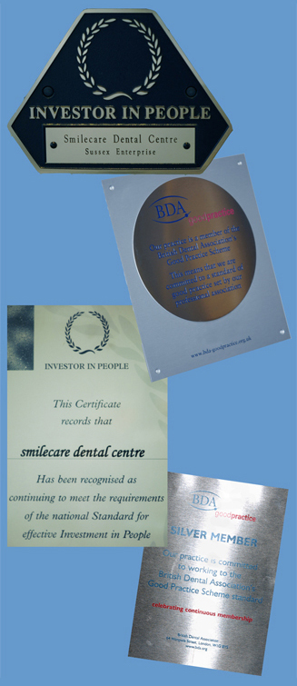 Awards achieved by a Crawley Dentist