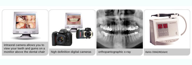 Specialist dental diagnostic equipment available
